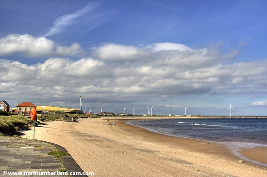 Blyth South Beach in summer.