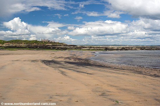 Cresswell Beach looking north.